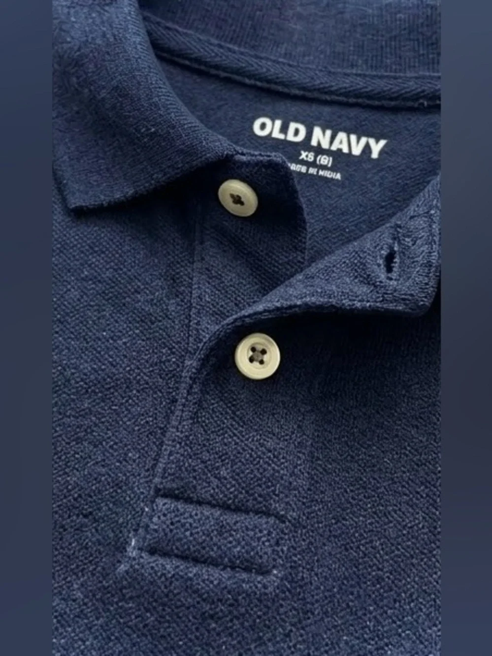 Old Navy Boys (Kindergarten) XS Navy Polo Bundle (6) - Back To School Uniform